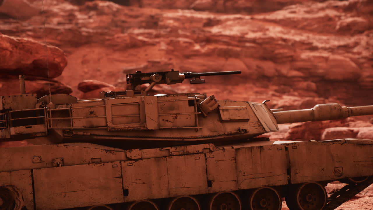 Amerikansk tank Abrams i Afghanistan