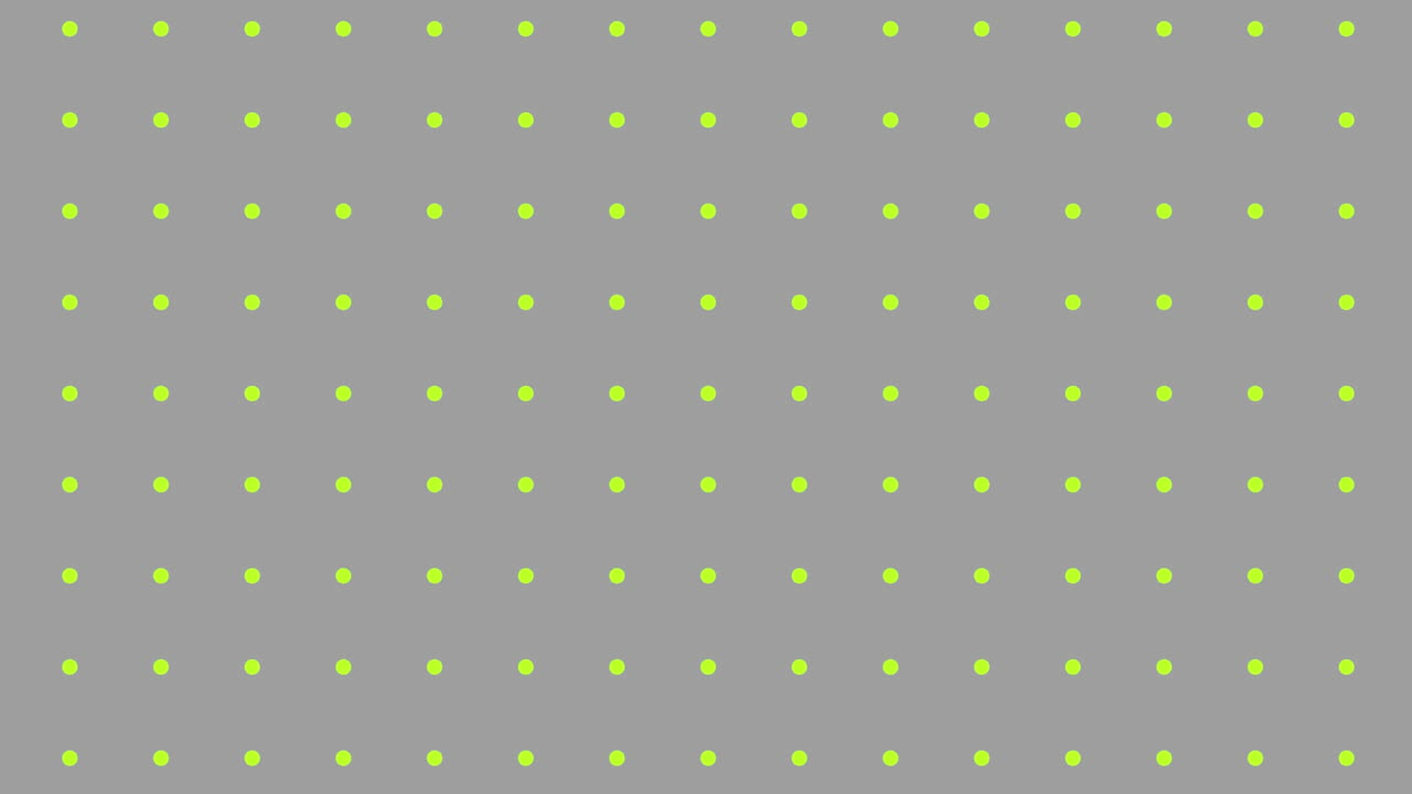 puntos verdes pulsantes en el gris