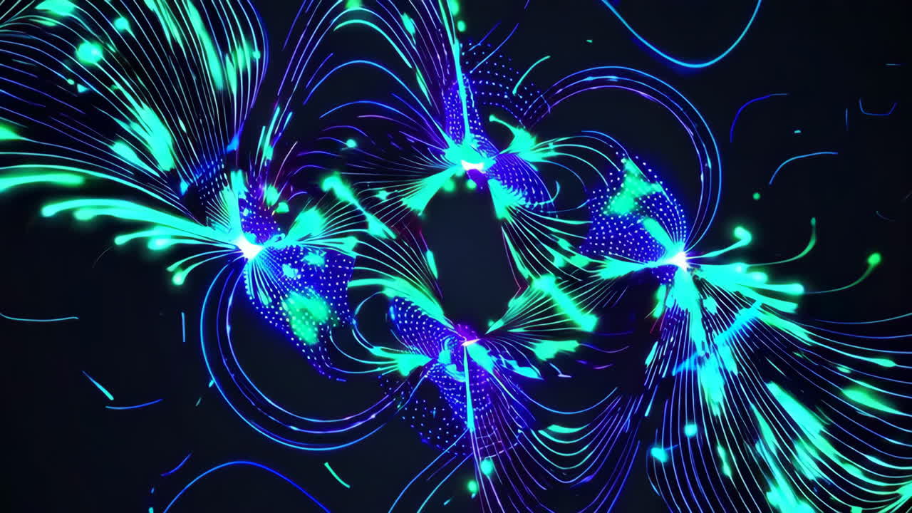 Abstract Neon Symmetry