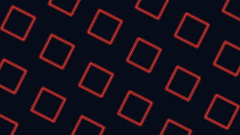 flat cubes pattern in rows on black gradient