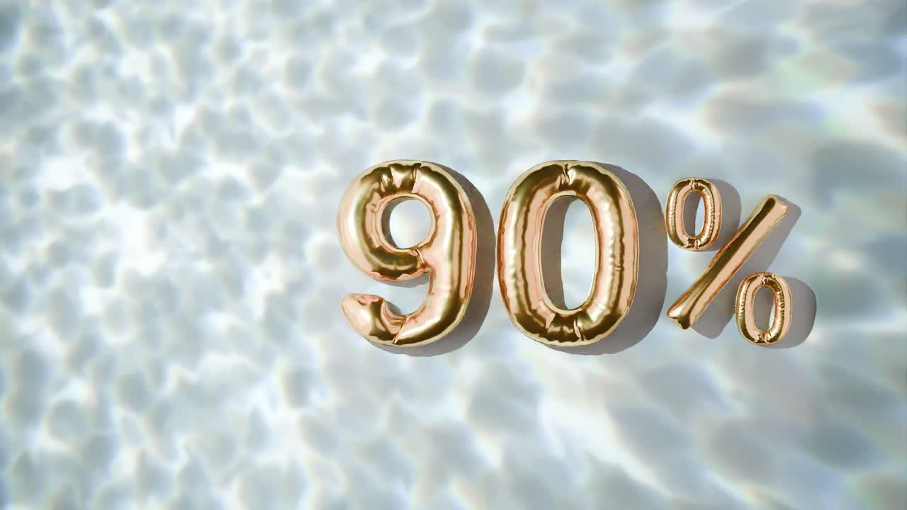 물 위에 떠다니는 90%의 황금색은 색 바탕에 파동을 일으킨다.