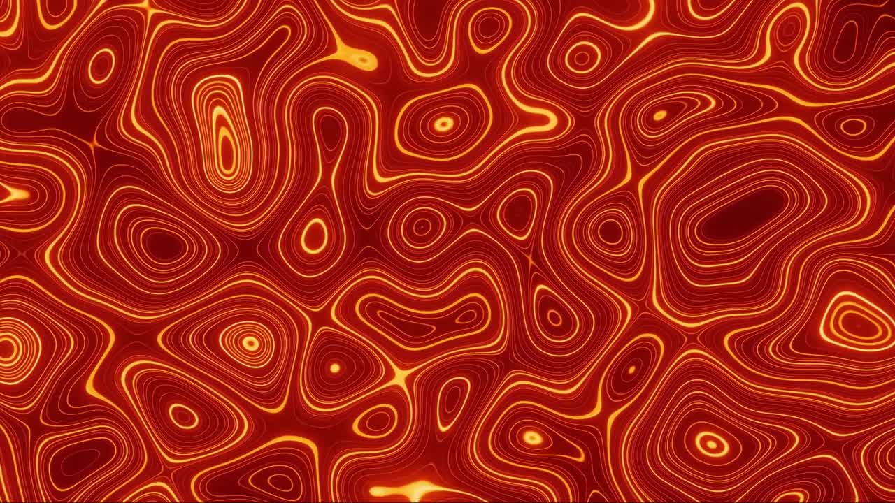 Animation af retro hypnotisk bevægelse
