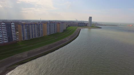 the city of terneuzen at the delta of the westerschelde