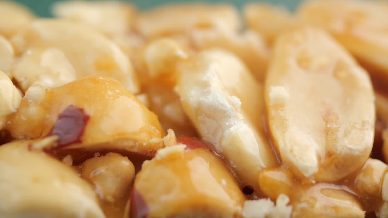 Close-up of Peanut Brittle