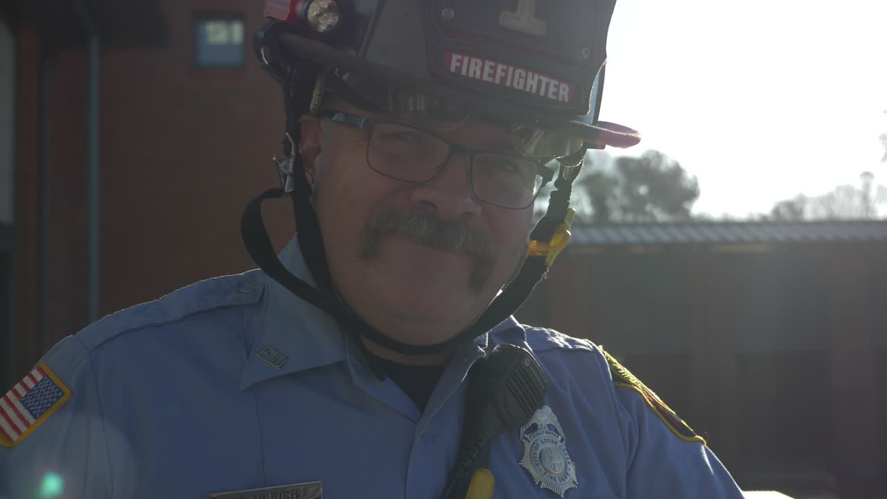 消防士の肖像画