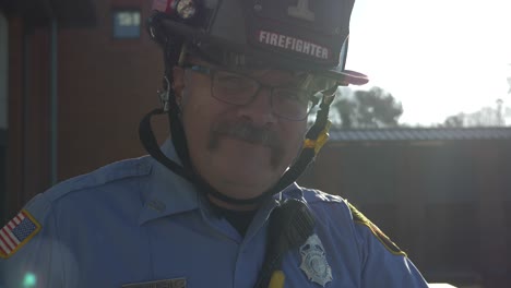 portrait of a firefighter