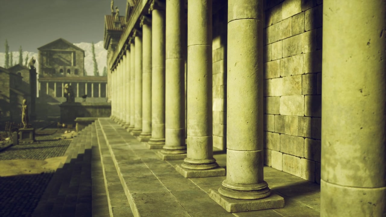 Close-up de pedras envelhecidas cobertas de musgo e detalhes de intemperismo