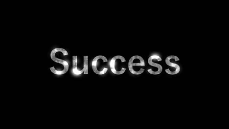 success text animation message motion graphics