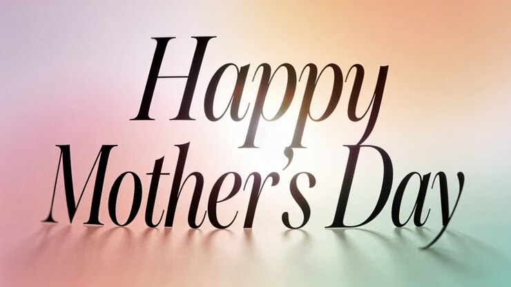 Animating phrase 'Happy Mother's Day' loop-starting, scaling and shifting for greeting-card loop