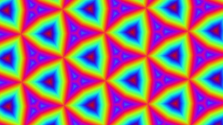 Hypnotism. Hypnosis. Kaleidoscopic looping