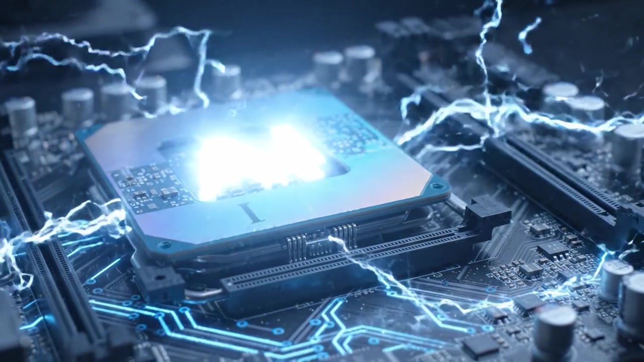 A Close-Up View of an Advanced AI Processor Being Installed on a Modern Motherboard, Showcasing the Connectivity and Technology Behind Artificial Intelligence Hardware.