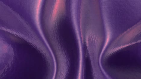 fluyendo ondas metálicas púrpuras abstractas que reflejan luz roja brillante - animación de fondo de movimiento de bucle sin costuras de 4k