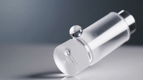 modern skin care bottle