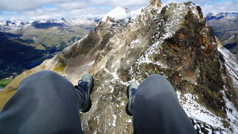 parapente en sankt moritz, suiza