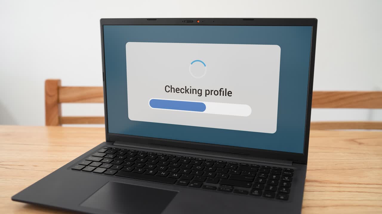 Checking personal profile. Concept of user verification rejected.