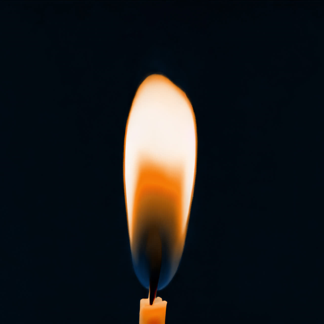 Candle flame animated overlay, transparent 4K video, alpha channel, ProRes 4444