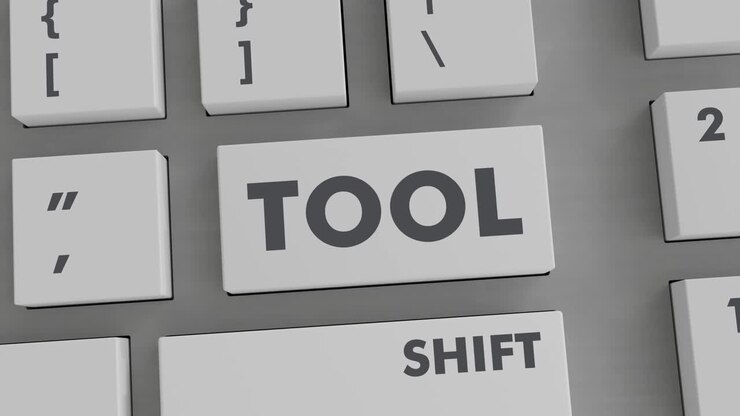 TOOL BUTTON PRESSING ON KEYBOARD