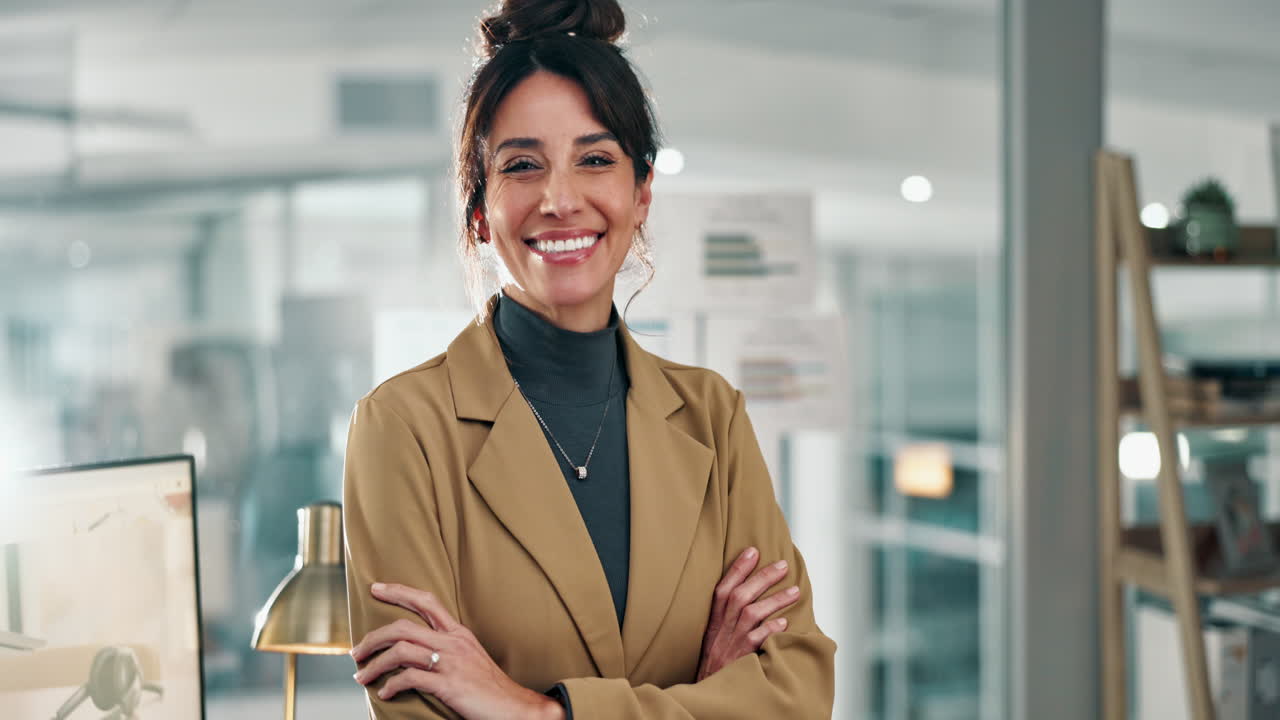 Portrait of a confident businesswoman in an office