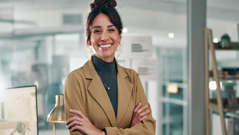 portrait of a confident businesswoman in an office