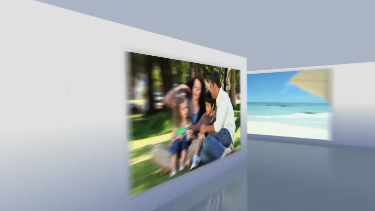 montaje de personas afuera