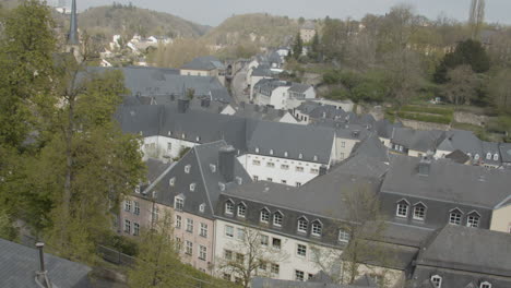 Tilt-up-over-old-houses-in-Luxembourg-city