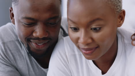 black couple, pregnancy test