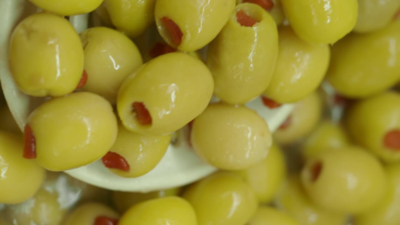 가득 차 있는 올리브