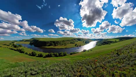 picturesque river valley landscape