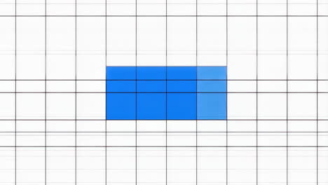 abstract grid pattern with blue rectangle