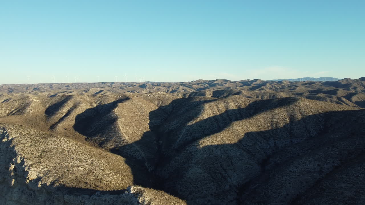 산악 사막 풍경 의 공중 풍경