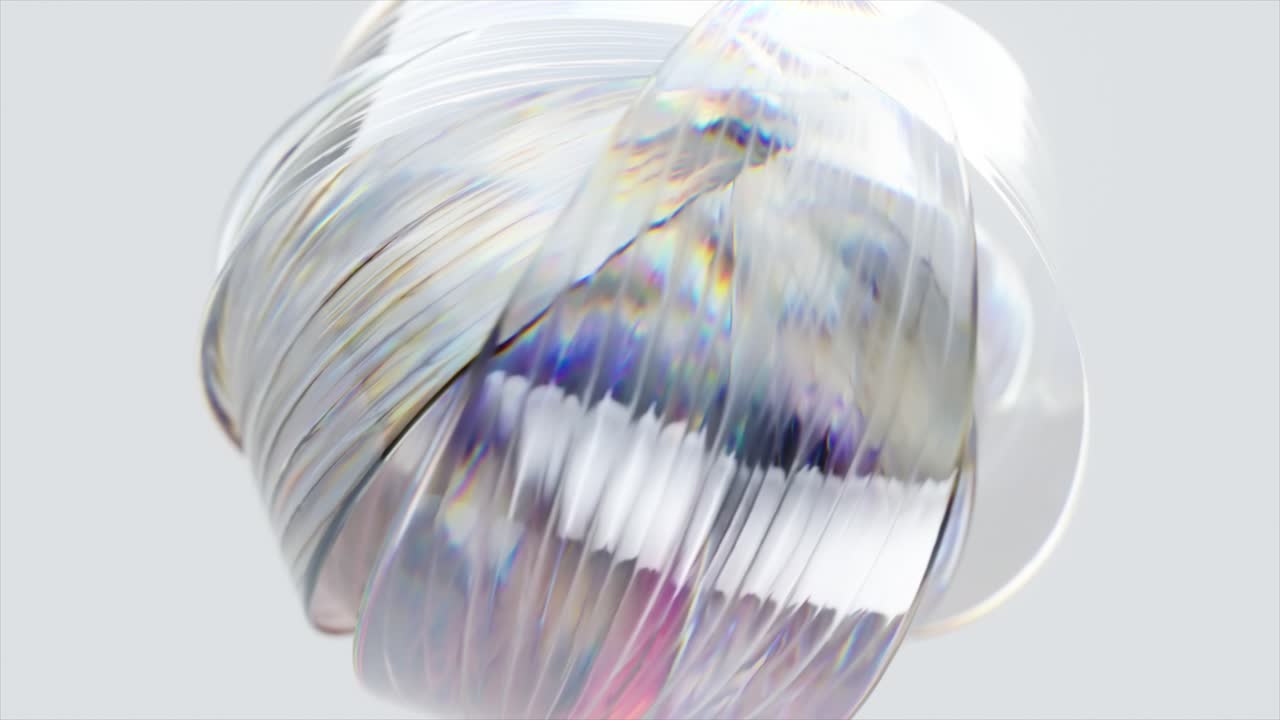 flor de vidrio resplandeciente abstracta