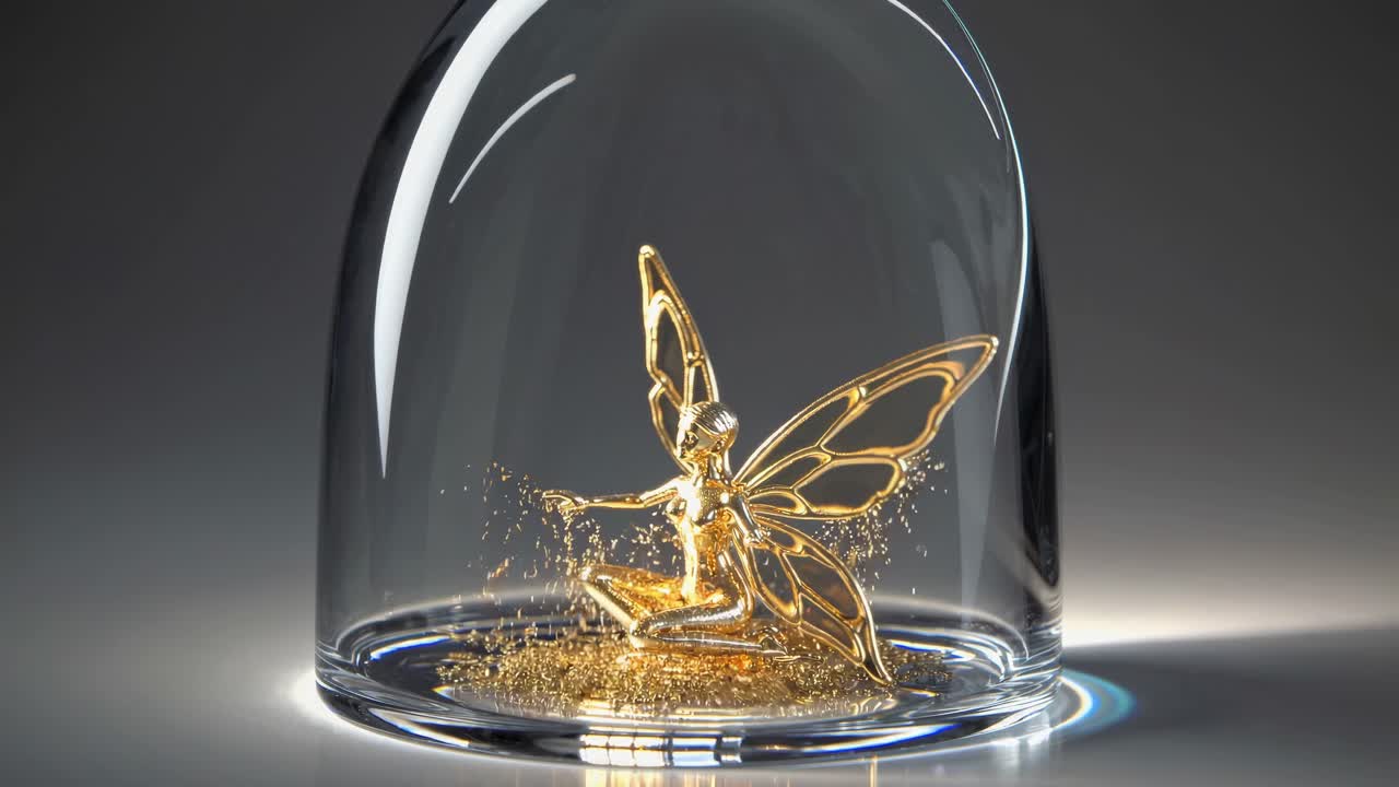 유리 에 있는 황금 요정