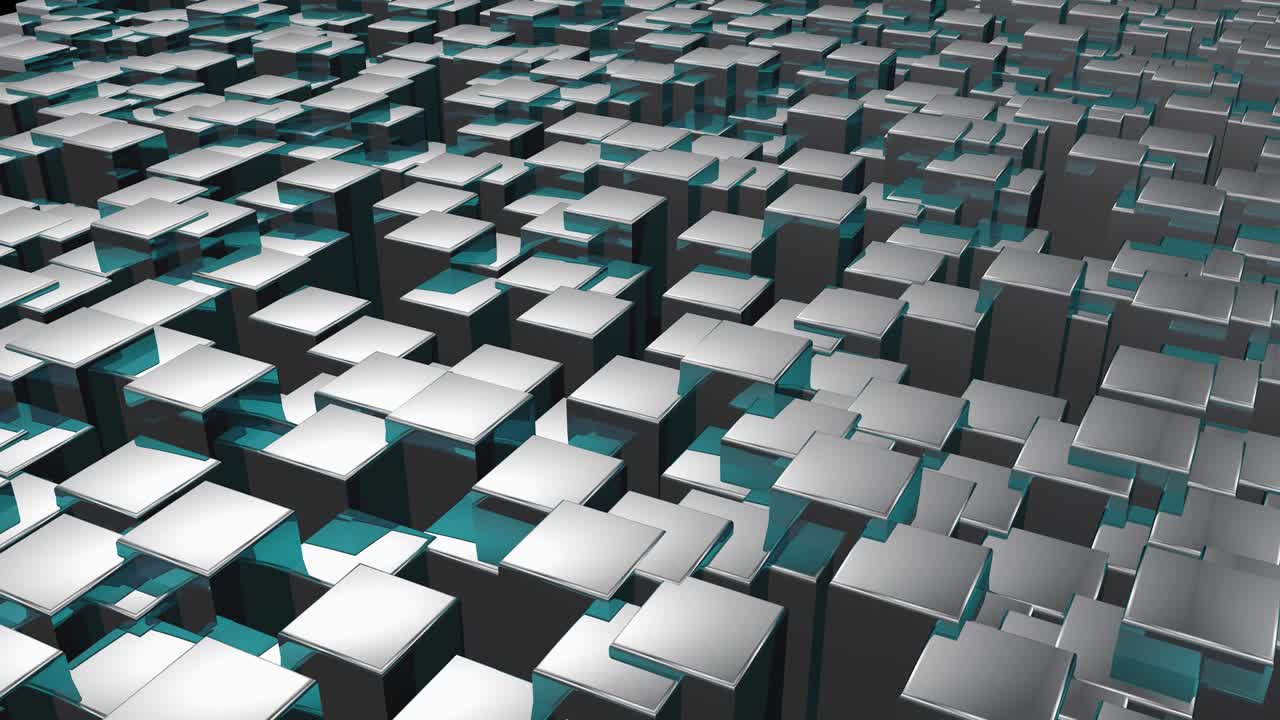 diseño de fondo en un estilo tecnológico moderno. movimiento sin problemas de formas geométricas cuadradas.