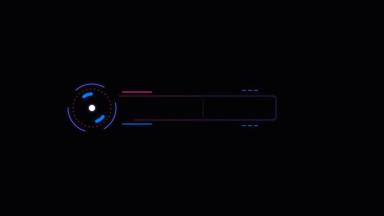 Futuristic Digital Lower Third Graphic Animation
