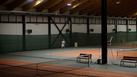 indoor tennis court