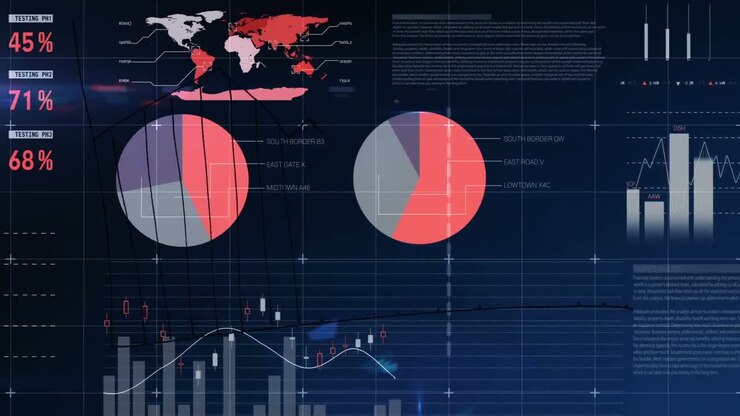 Animation of diagram over data processing