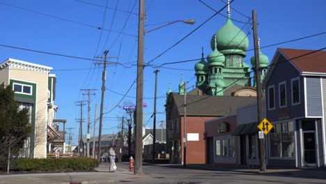 Catedral-De-San-Teodosio-En-Un-Barrio-De-Cleveland-Ohio