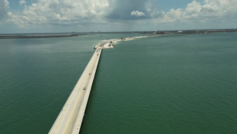 overpass heading to sanibel captiva island post hurricane ian