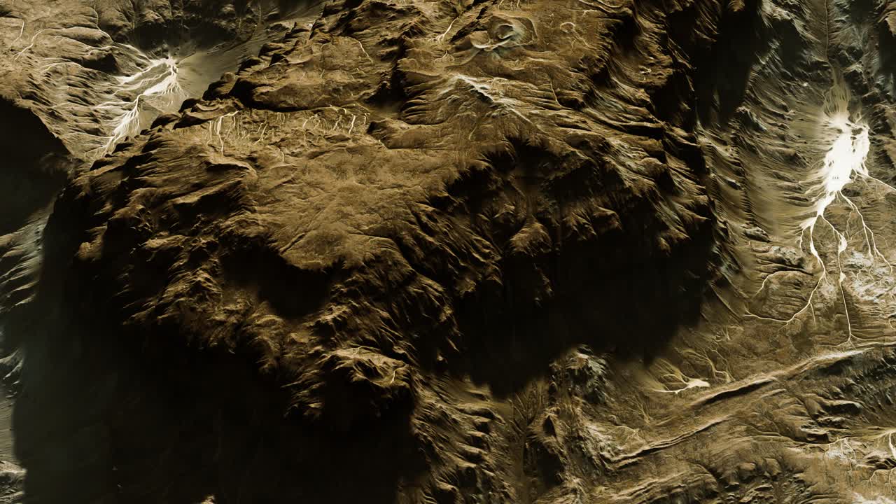 vista del paisaje del planeta alienígena