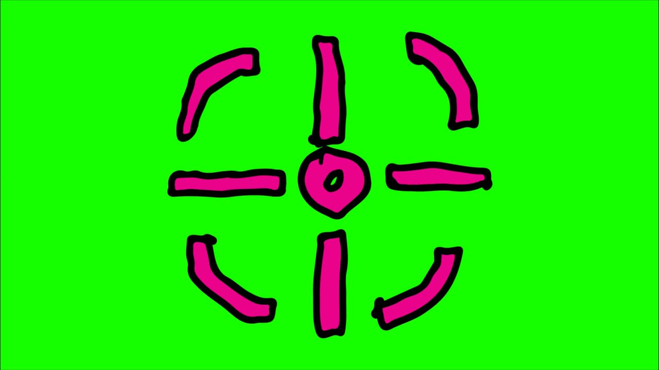 Kids drawing black Background with theme of gun focus