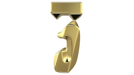 transformation of the "5" digit into the "7" digit and reverse