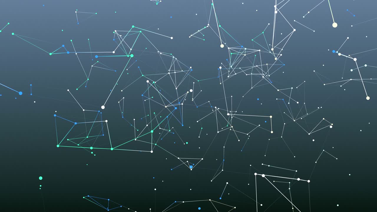 absract geometry background with lines and dots