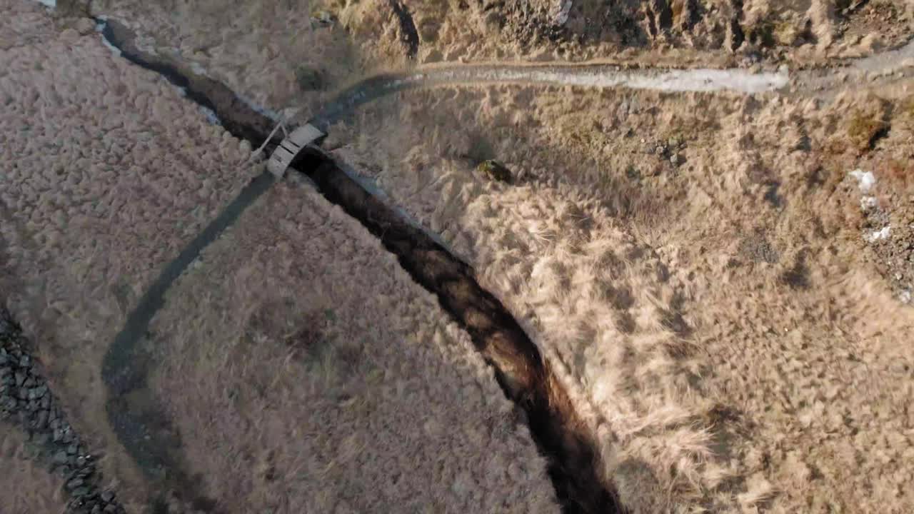 dron dando vueltas en el aire