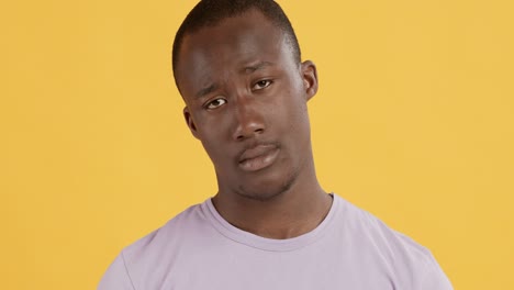 retrato de un hombre triste