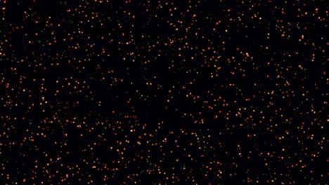 video clip round particles slowly flying