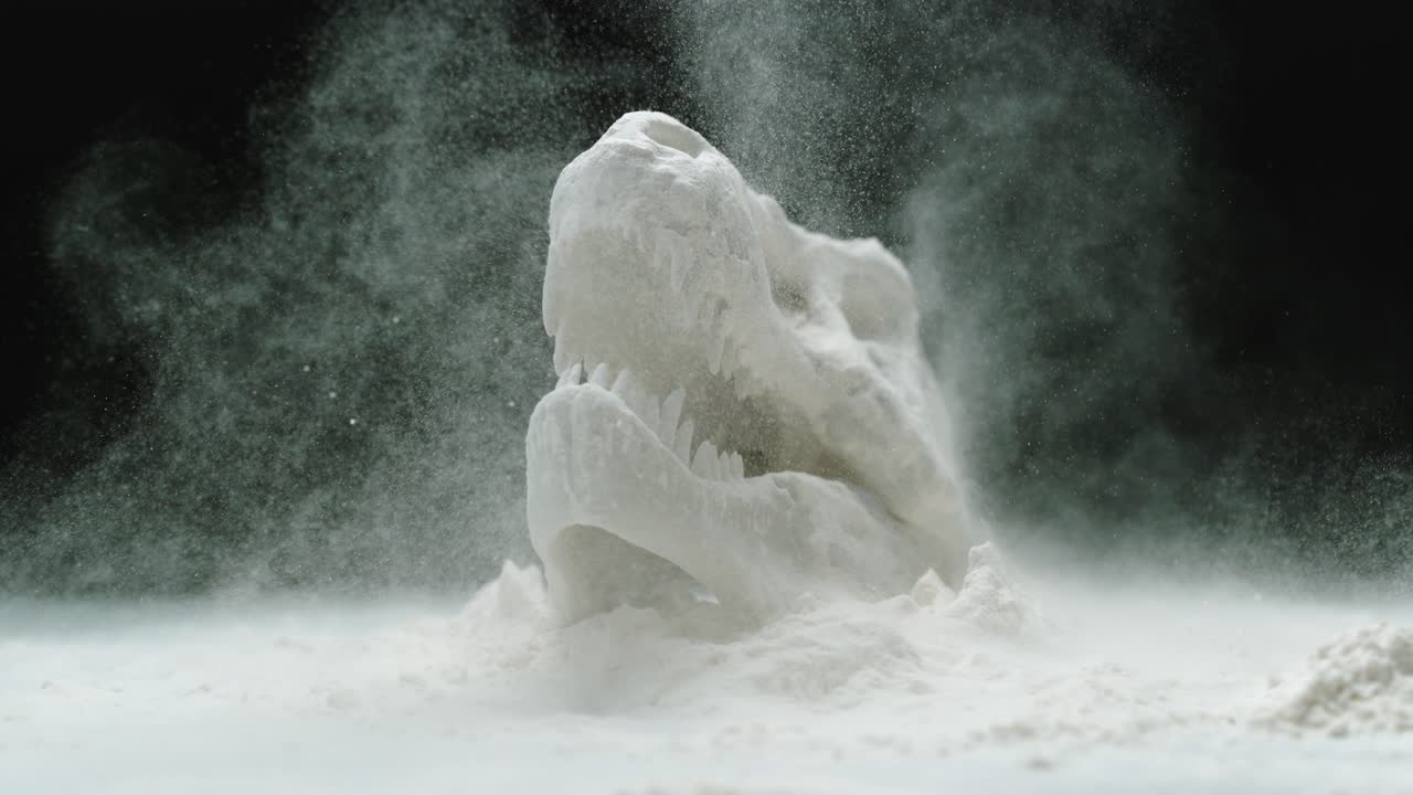 공 화석 유적지 들 이 물결 을 일으키는 모래 에