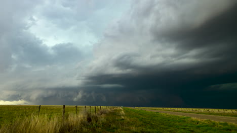 shelf cloud approaches a barren new mexico landscape as severe weather impacts the region