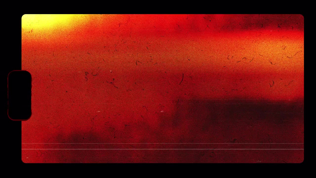 Superposition de cadre de film vintage avec des fuites de lumière rouges et jaunes