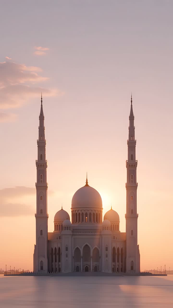Eid al-Adha Moschea Sfondo islamico 4K