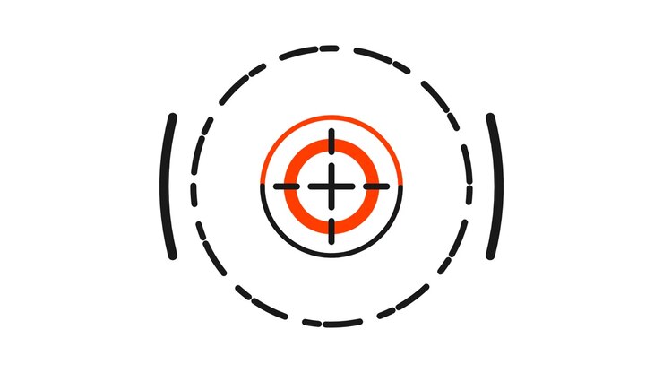 Animated Digital Target Reticle Graphic